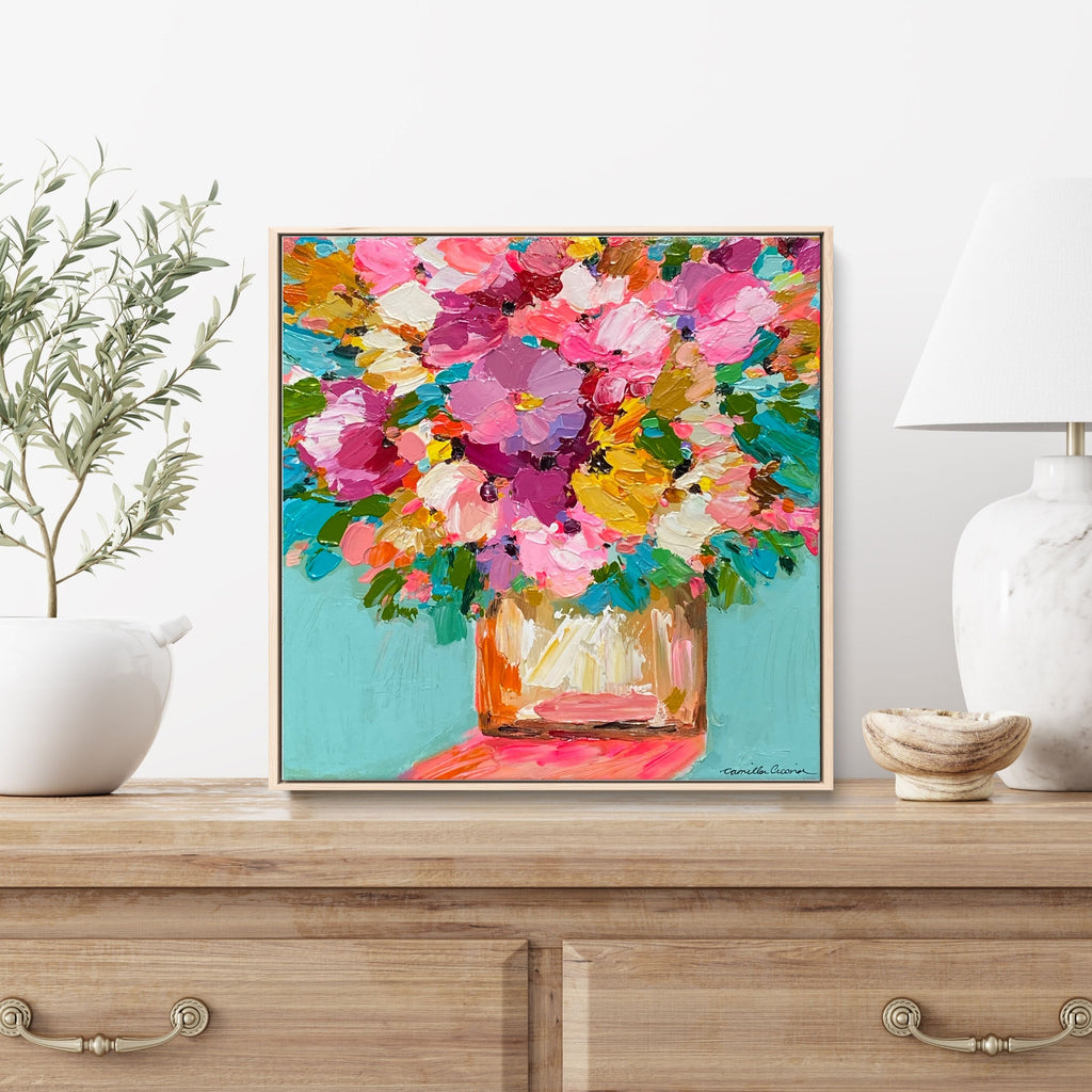 Floral Frenzy - Original Art – Camilla Cicoria